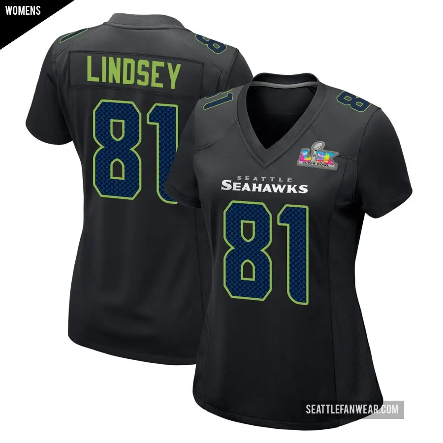 Youth Seattle Seahawks ＃81 Tyjon Lindsey Legend Steel Inverted